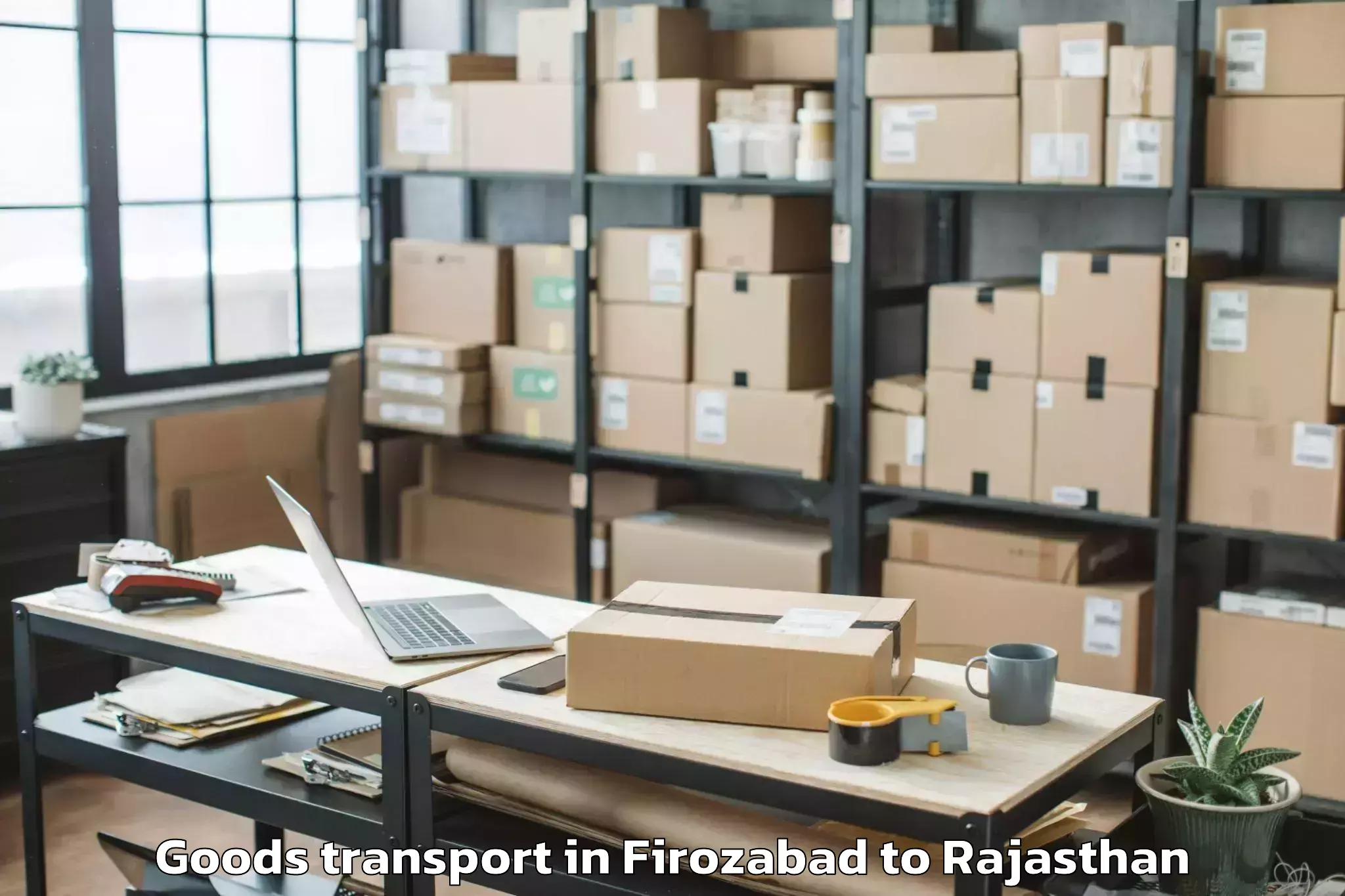 Leading Firozabad to Abhaneri Goods Transport Provider